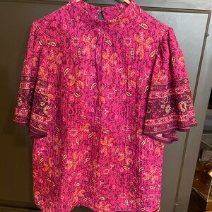 LOFT Pink Paisley Women's Blouse